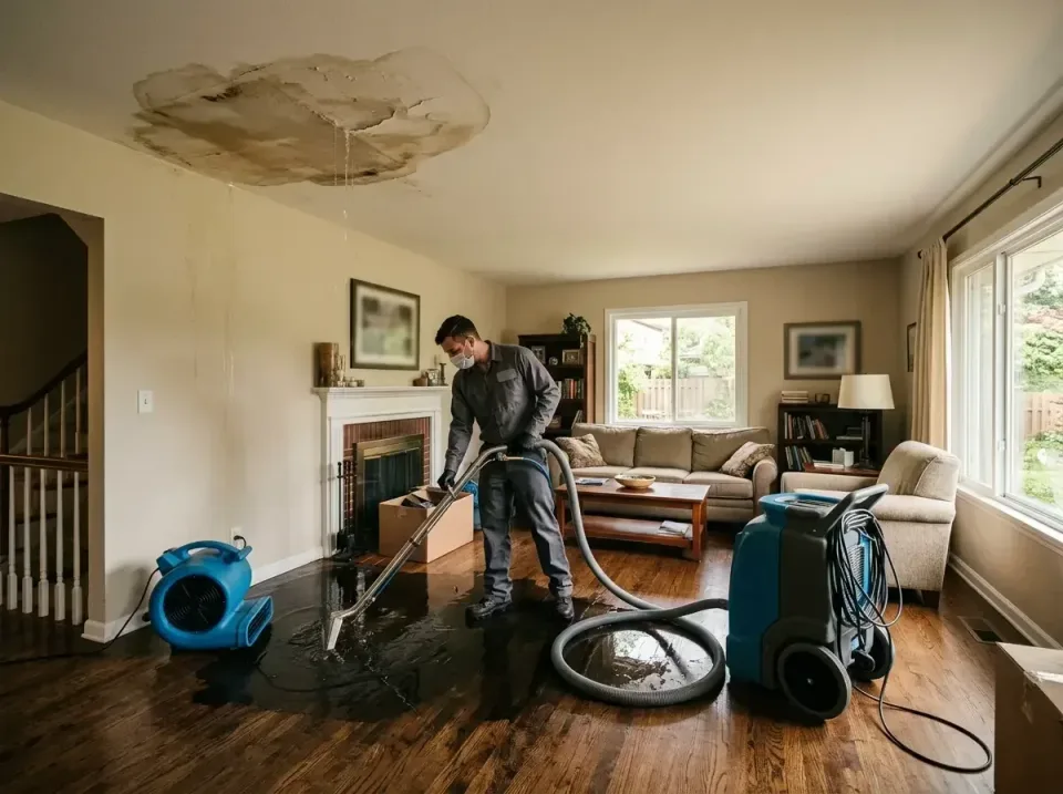 attic-pipe-burst-ceiling-drip-008 — frequently asked questions, Water Damage Restoration & Carpet Care in Crystal City, MO